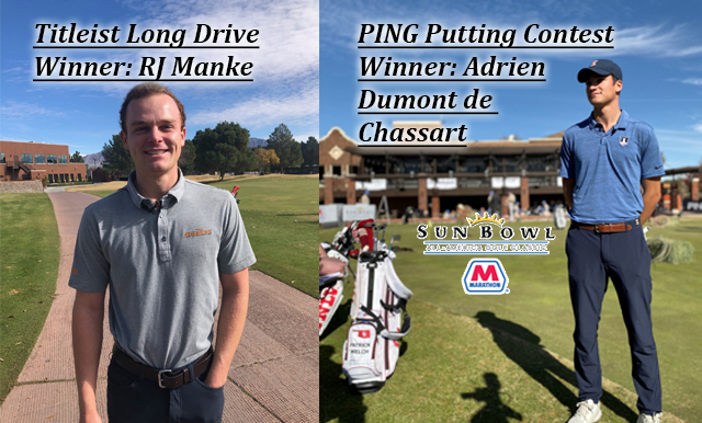 2019 SUN BOWL MARATHON ALL-AMERICA GOLF CLASSIC OPENS WITH THE TITLEIST LONG DRIVE AND PING PUTTING CONTESTS